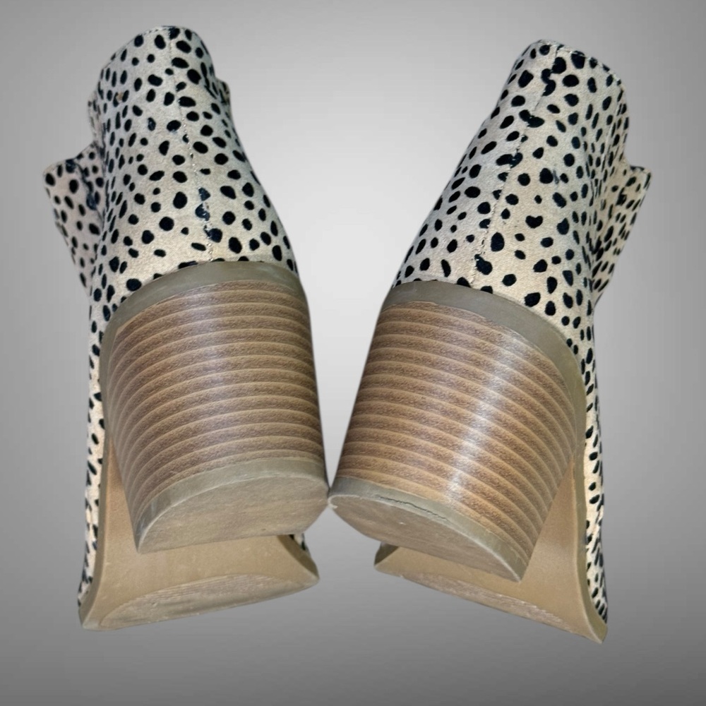 Maurices Cheetah Print Ankle Booties Women’s Size 11 Block Heel Western Boot - Picture 12 of 16